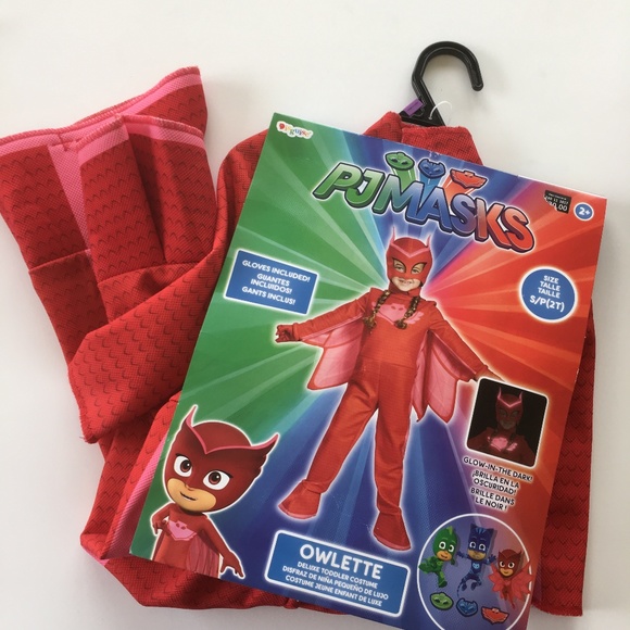 PJ Masks Glow-in-the-Dark Owlette Costume NEW 2T - Picture 2 of 8